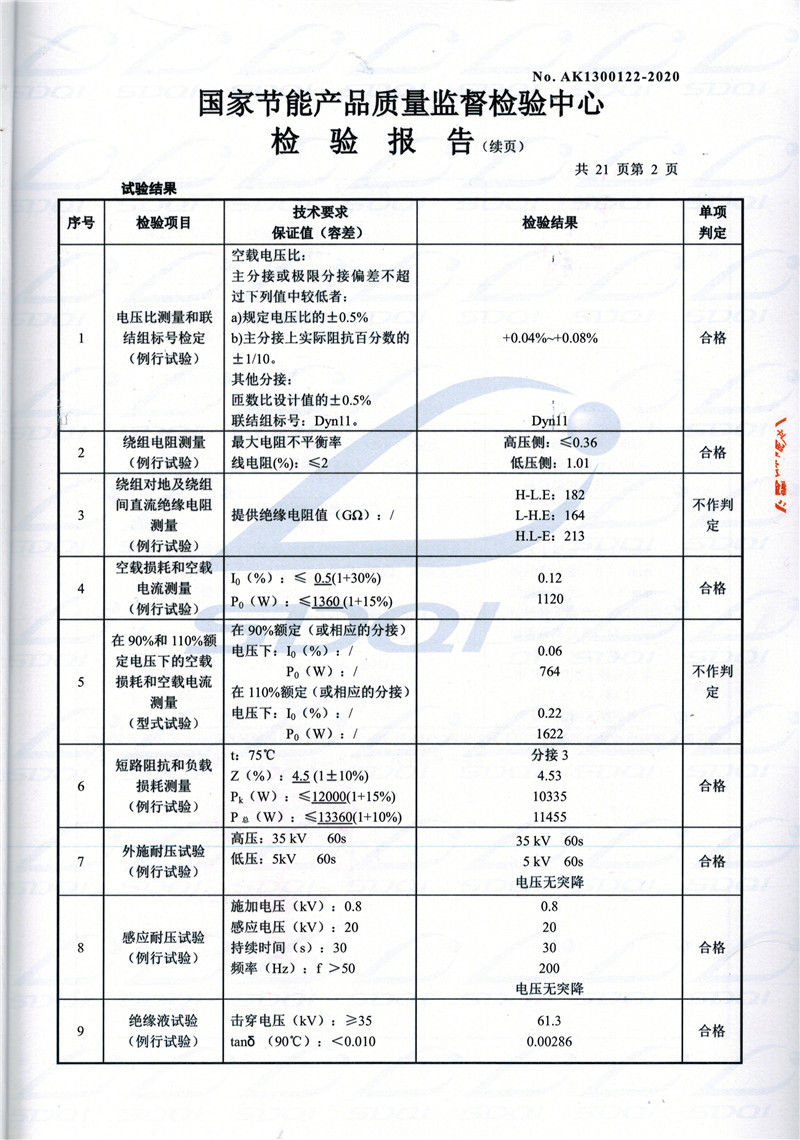 高低压试验报告-S11-1250酒泉酒泉酒泉油浸式变压器-2.jpg